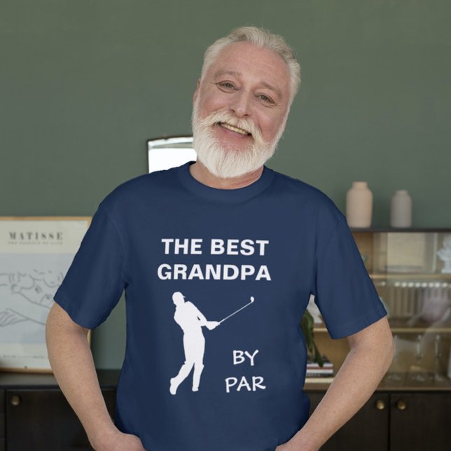 Camiseta O Melhor Vovô Do Par Golf O Vovô Golfer Pun (Criador carregado)