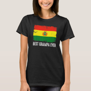 Camiseta O melhor vovô jamais Patriótico da Bolívia