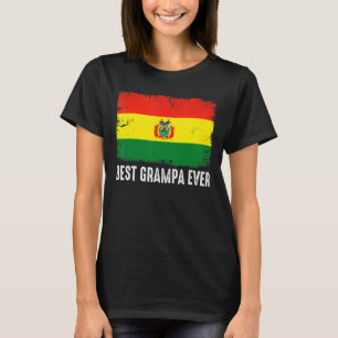 Camiseta O melhor vovô jamais Patriótico da Bolívia