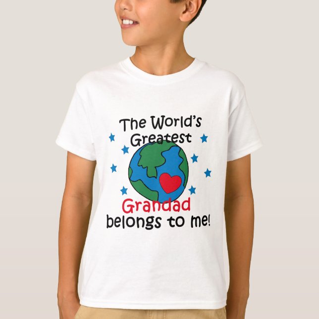 Camiseta O melhor vovô pertence a mim (Frente)