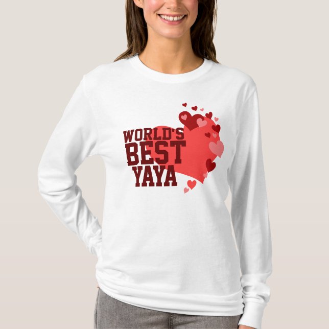 Camiseta O melhor Yaya do mundo (Frente)