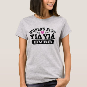 Camiseta O melhor Yia Yia do mundo nunca