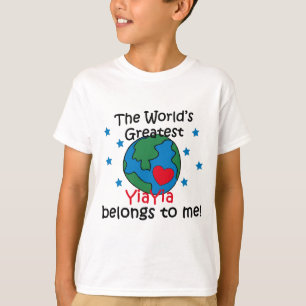 Camiseta O melhor YiaYia pertence-me