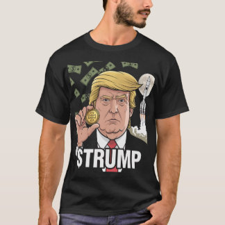 Camiseta O membro oficial do TRUMP, o cripto de moeda para
