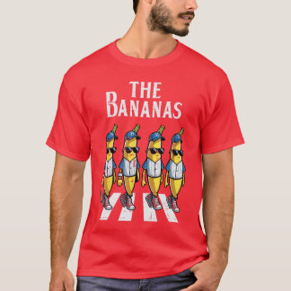 Camiseta O Meme de Fruta Engraçado da Banana Cruzando Paród