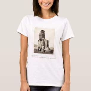 Camiseta "O Memnon vocal", estátua colossal de Amenhotep I
