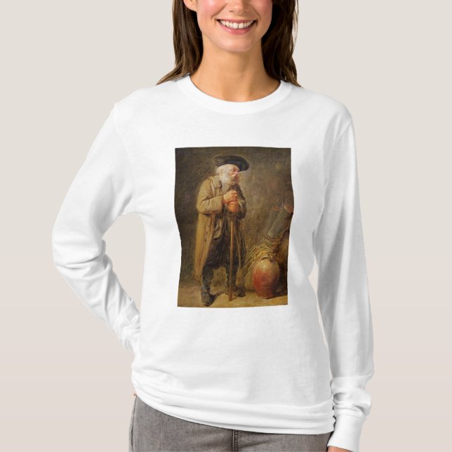 Camiseta O mendigo idoso (Frente)