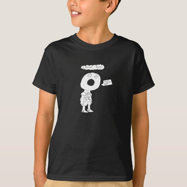 Camiseta O menino da rosquinha caçoa o t-shirt (Frente)
