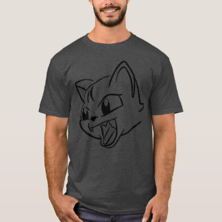 Camiseta O menino do gato feroz