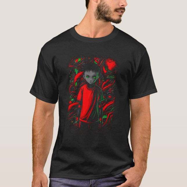 Camiseta O Menino e as Máquinas (Frente)