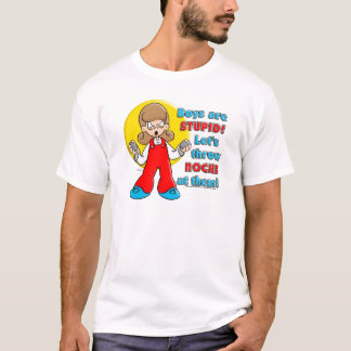 Camiseta O menino é estúpido…