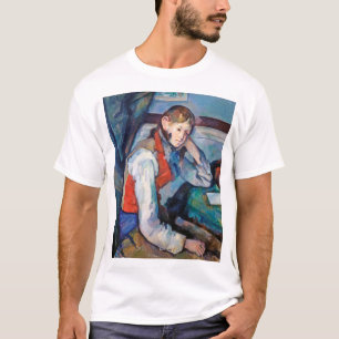 Camiseta O Menino no Colete Vermelho, Cezanne