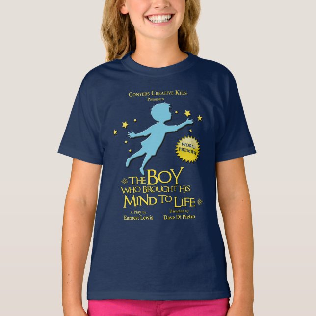 Camiseta O Menino Que Trouxe Sua Mente à Vida (Frente)