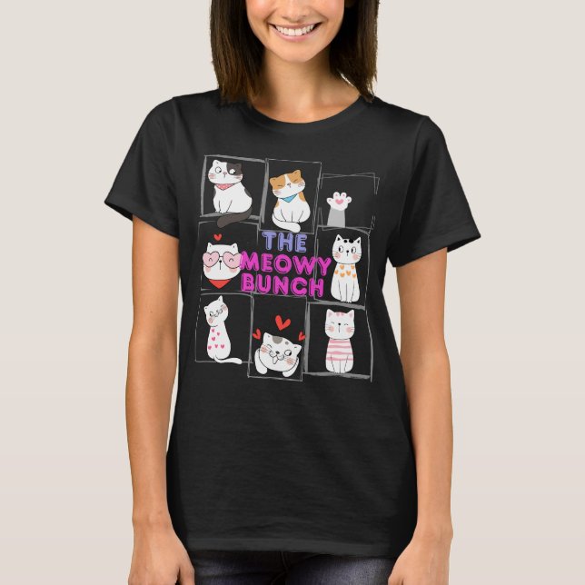 Camiseta O Meowy Bunch TMB01 (Frente)