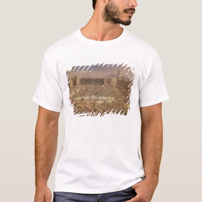 Camiseta O mercado em Nápoles (Frente)