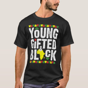 Camiseta O Mês da História do Orgulho Africano do Jovem Neg