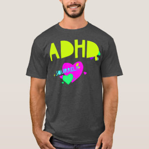 Camiseta O Mês de Consciência ADDHD é outubro SQUIRREL 3