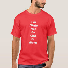 Camiseta O Messias de Handel Para Nos Um Filho Nos É Dado C