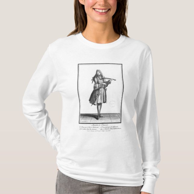 Camiseta O mestre de dança (Frente)