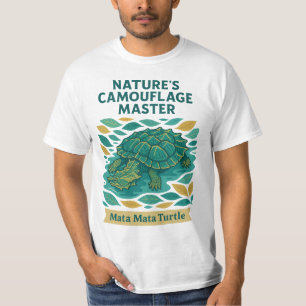 Camiseta O Mestre do Camuflagem da Natureza – Tartaruga Mat