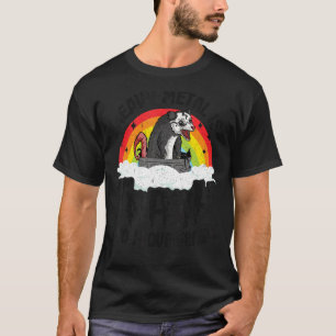 Camiseta O Metal Pesado É Lixo E Eu Adoro O Trash Ogambm Me