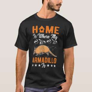 Camiseta O meu Armadillo está aqui