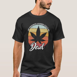 Camiseta O Meu Armário Favorito Chama-Me Pai De Erva Engraç