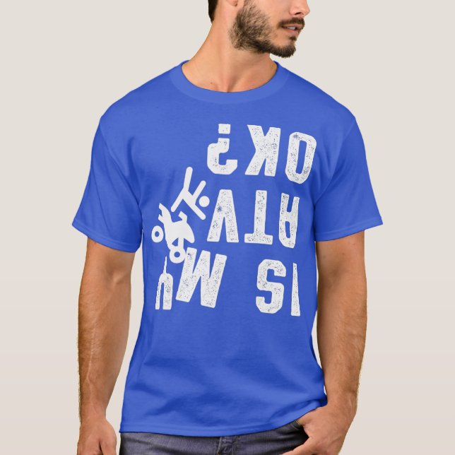 Camiseta O meu ATV está bem Moto Ofroad Biker Quad ATV (Frente)