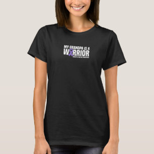 Camiseta O meu avô é um guerreiro doméstico, guerreiro e gu