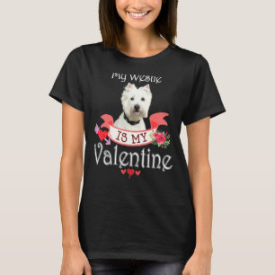 Camiseta O Meu Cachorro Ocidental É O Meu Namorados Feliz C