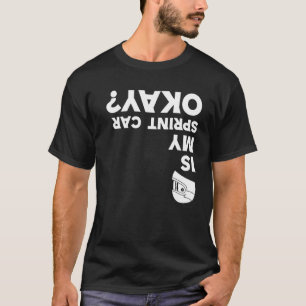 Camiseta O Meu Carro Sprint Está Bem Engraçado, Corrida De
