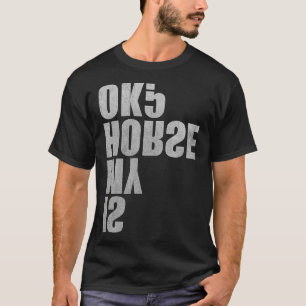 Camiseta O Meu Cavalo Está Bem Engraçado, Cavalo A Andar Po