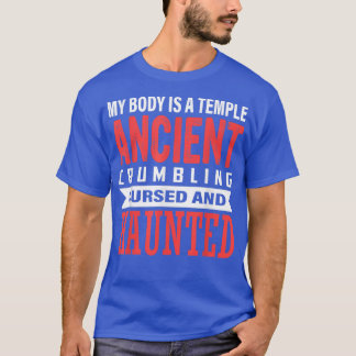Camiseta O Meu Corpo É Um Tremor Que Desmoronou E