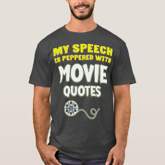 Camiseta O Meu Discurso É Pimentado Com As Citações Buff