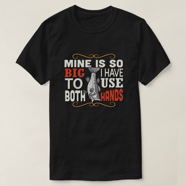 CAMISETA O MEU É TÃO GRANDE (Frente do Design)