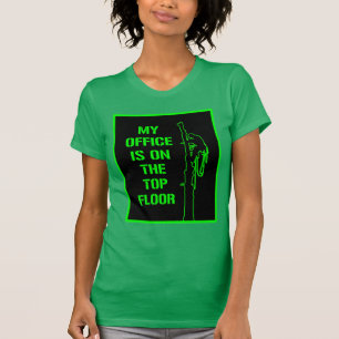 Camiseta O ` meu escritório está Arborist do verde no