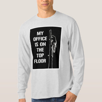 Camiseta O ` meu escritório está o Arborist branco no