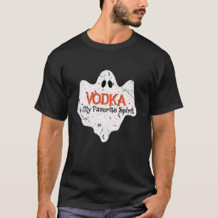 Camiseta O Meu Espírito Favorito É O Fato De Vodka Hallowee