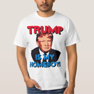Camiseta O meu Ficar em casa Donald Trump para o Presidente