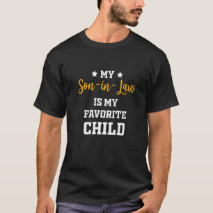 Camiseta O meu filho é o meu filho favorito para a minha mã