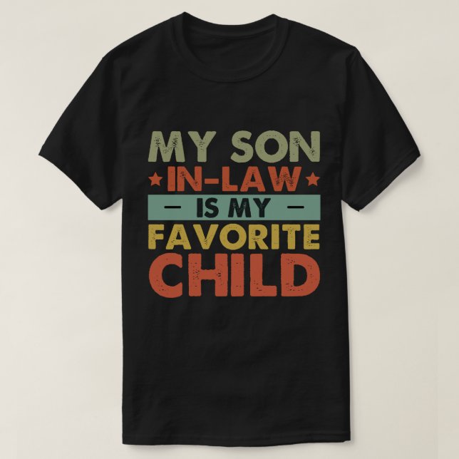 Camiseta O Meu Filho Em Direito É A Minha Família De Filhos (Frente do Design)