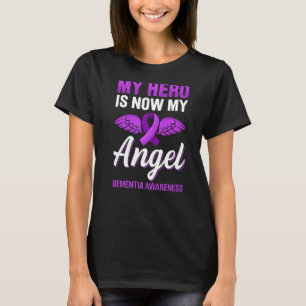 Camiseta O Meu Herói É Agora O Meu Anjo Demência Sensibiliz