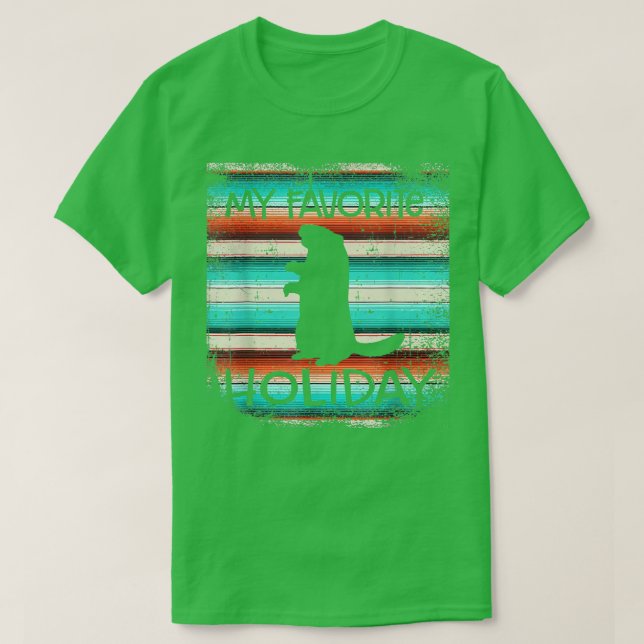 Camiseta O meu Holiday Ground Hog Sunset Groundhog Da Favor (Frente do Design)