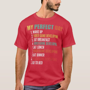 Camiseta O Meu Jogo De Vídeo Engraçado Que Desenvolve T-Shi