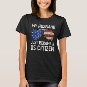 Camiseta O Meu Marido Acabou De Se Tornar Cidadão Cidadão I