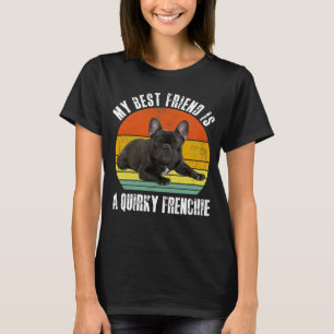 Camiseta O meu melhor amigo é um francês frágil e brilhante