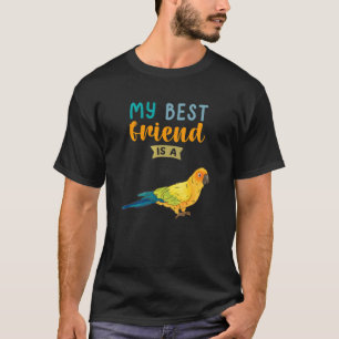 Camiseta O Meu Melhor Amigo É Um Pássaro De Papagaio Solitá