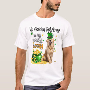 Camiseta O Meu Ouro Retriever É O Meu Feliz Cachorro Bonit