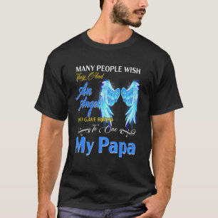 Camiseta O Meu Pai É Um Anjo Que Não Tem Memórias Do Meu Pa