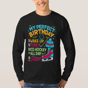 Camiseta O meu perfeito Acordar de aniversário vira 9 gelad